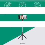 Palo selfie con trípode para móvil