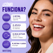 Tiras blanqueadoras dentales V34