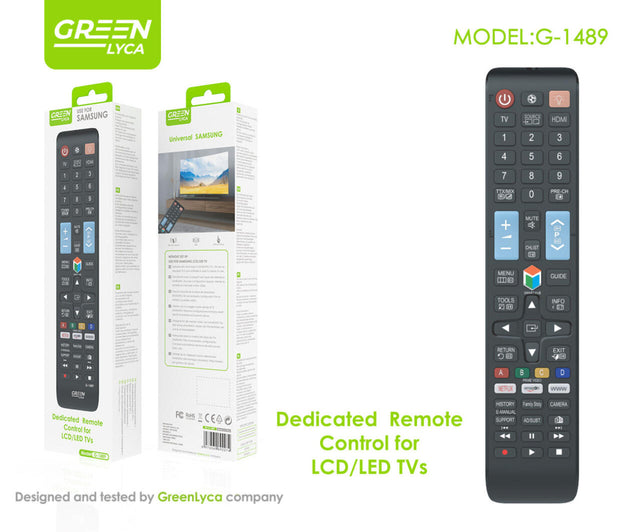 Mando TV Samsung Green Lyca g-1489