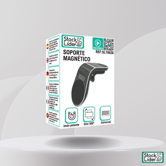 Soporte magnético coche rejilla móvil