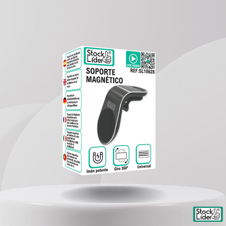Soporte magnético coche rejilla móvil