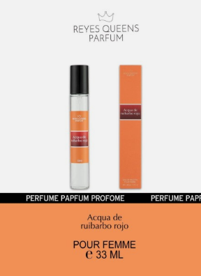 Perfume de ruibarbo rojo mujer 33ml