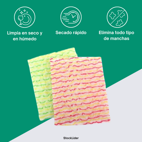 Paño ultra absorbente para limpieza rápida