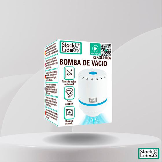 Bomba de vacío para bolsas y ropa