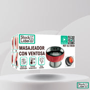 Masajeador con ventosa recargable