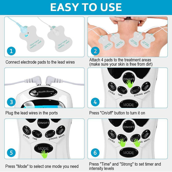 Electroestimulador EMS portátil