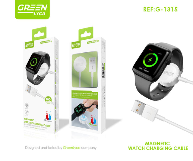 Cable cargador magnético smartwatch