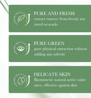 Crema de ojos de aguacate hidratante