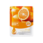 Mascarilla facial iluminadora de naranja