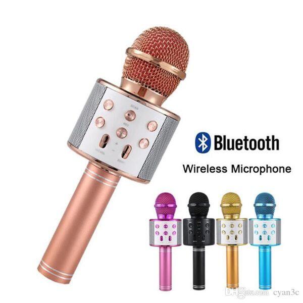 Micrófono WS-858 karaoke Bluetooth