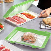 Bandejas apilables para conservar alimentos