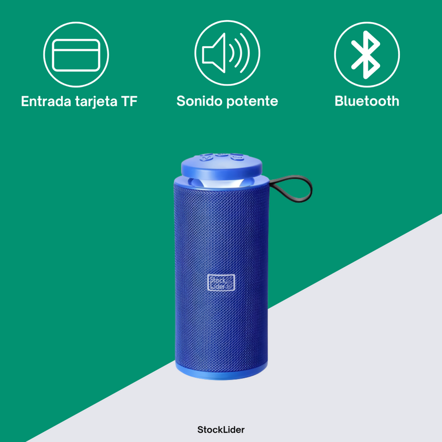 Altavoz bluetooth con soporte móvil