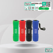 Linterna LED 9 LEDs compacta y práctica