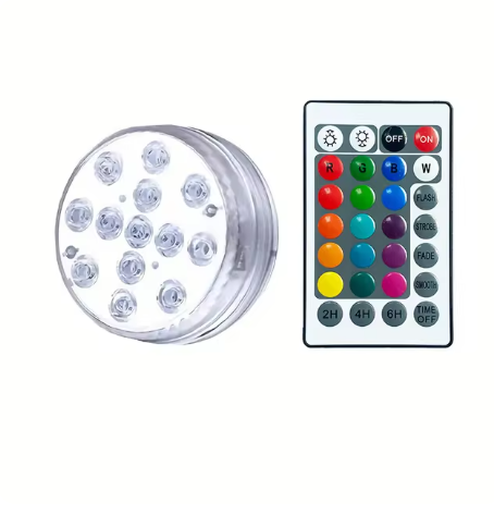 Luz RGB acuática sumergible para piscina