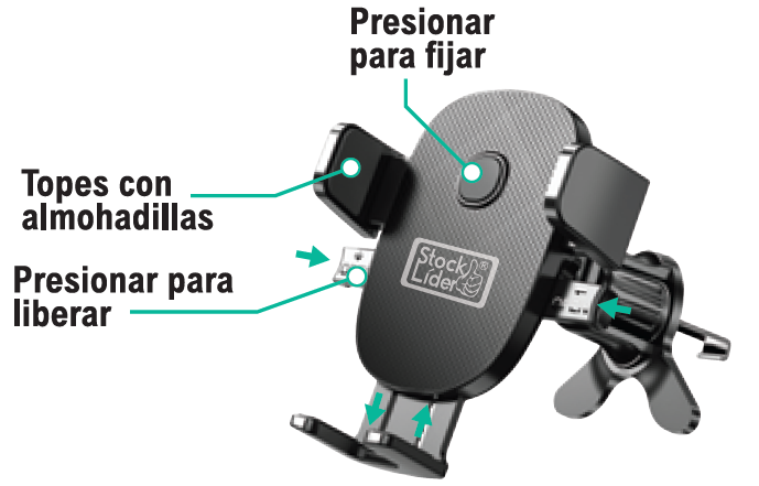 Sujeta el móvil al instante