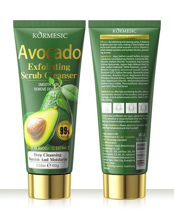 Limpiador Facial Exfoliante Aguacate 100ml