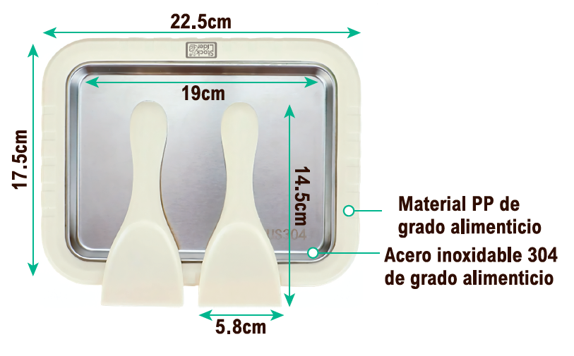 Helados en rollo en casa