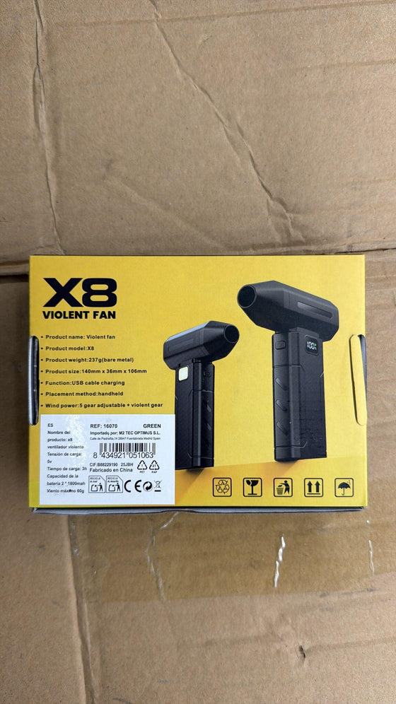 Ventilador de mano ultrapotente USB