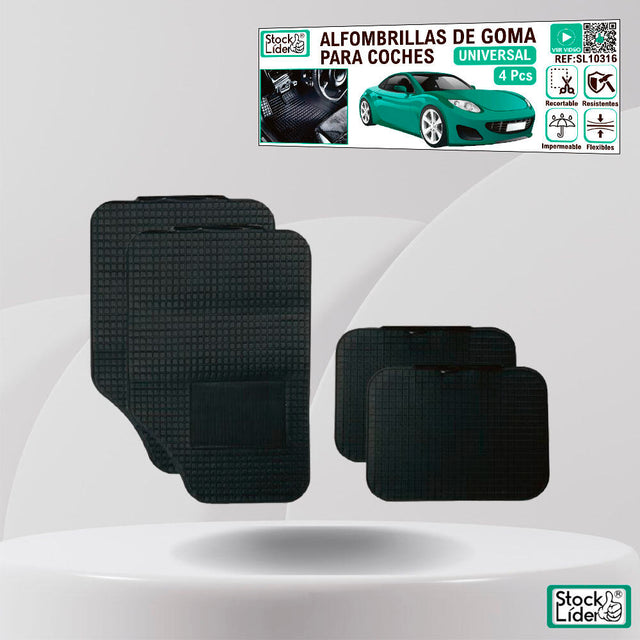 Alfombrillas de goma para coche recortables