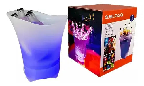 Cubetera con altavoz y luces LED 5L