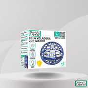 Bola voladora con mando LED recargable