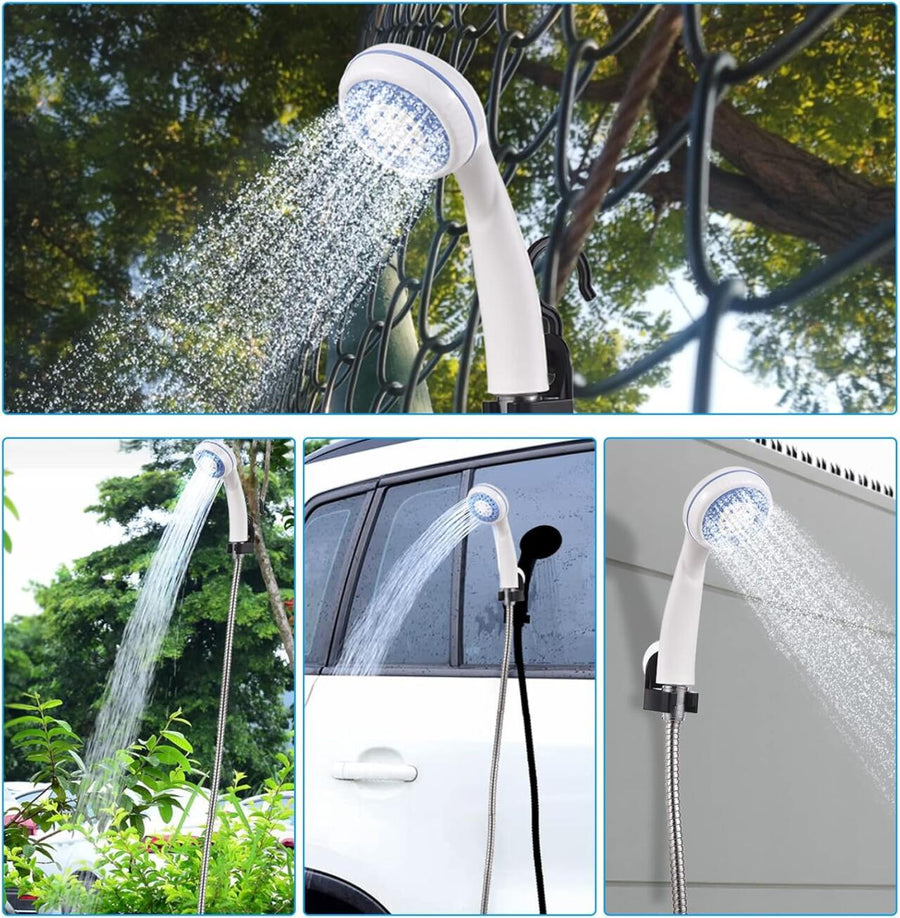 Ducha portátil recargable para camping