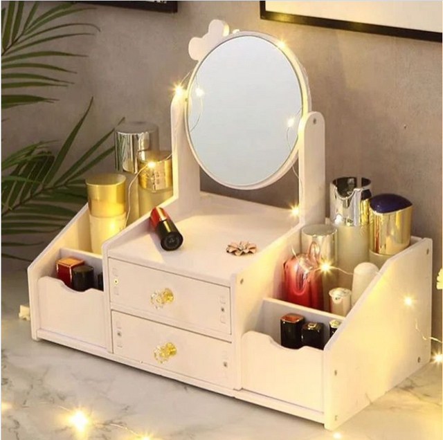 Organizador de cosméticos con cajón