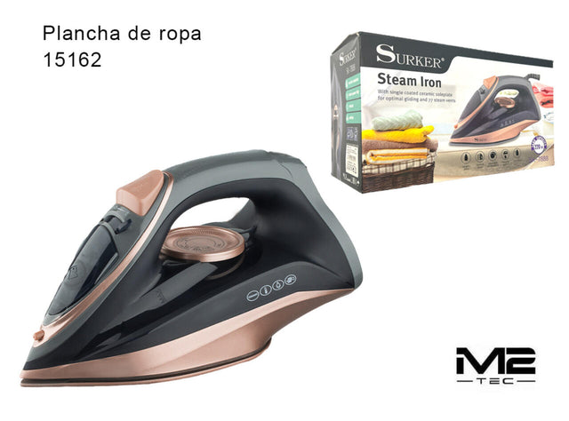 Plancha de ropa SURKER de vapor