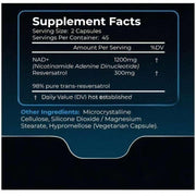 NAD Resveratrol Suplemento liposomal