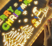 Pizarra con luz LED 20x20 para dibujar