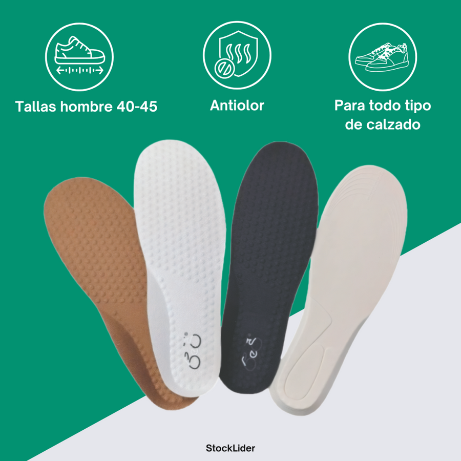 Plantillas recortables hombre cómodas