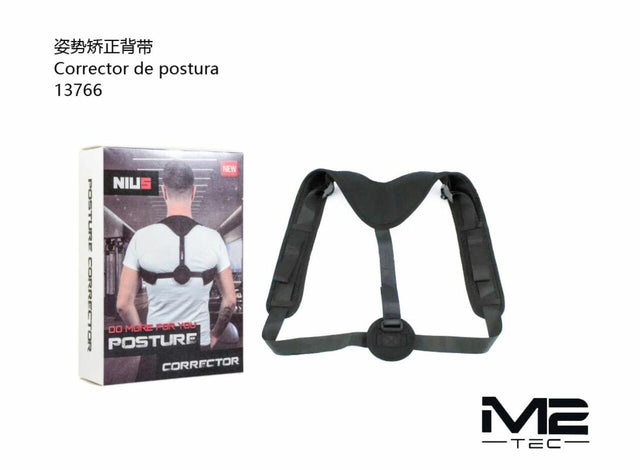 Corrector de postura ajustable ergonómico