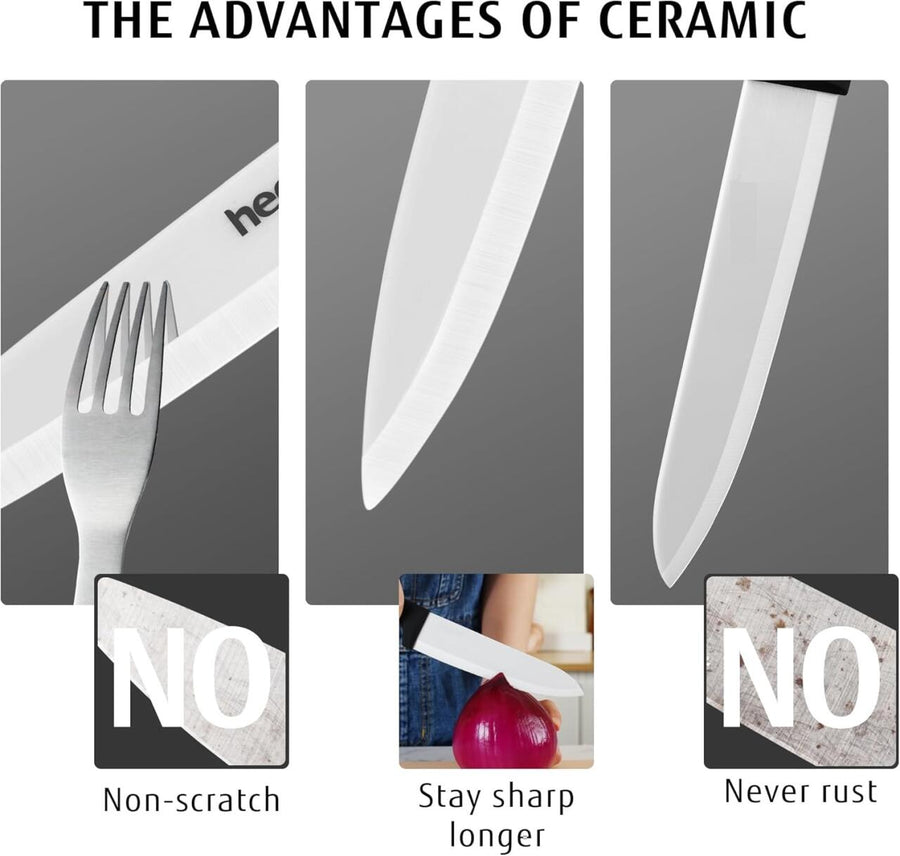 Cuchillo de cerámica 20cm para cocina
