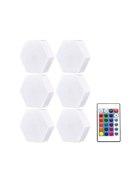 Luces Decorativas Hexagonales RGBW