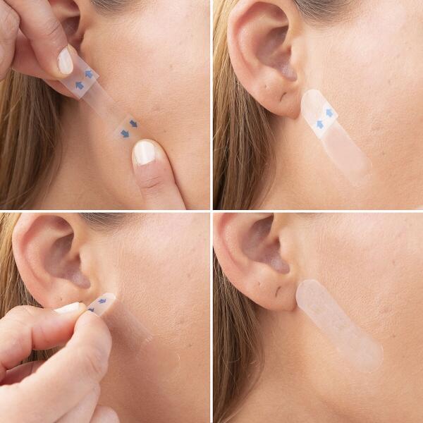 Adhesivos faciales antiarrugas invisibles