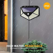 Lámpara solar 100LED exterior con sensor