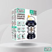 Lámpara solar de camping con sensor