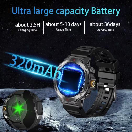 Smartwatch deportivo hombre resistente al agua