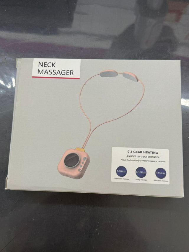 Masajeador cervical por pulso EMS con calor