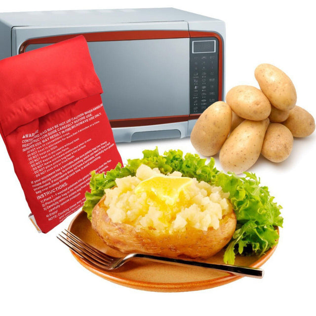 Bolsa para asar patatas microondas pack 2