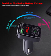 Transmisor FM para coche Bluetooth
