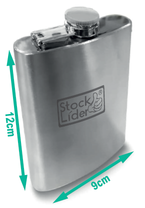 Petaca de acero inoxidable 210 ml