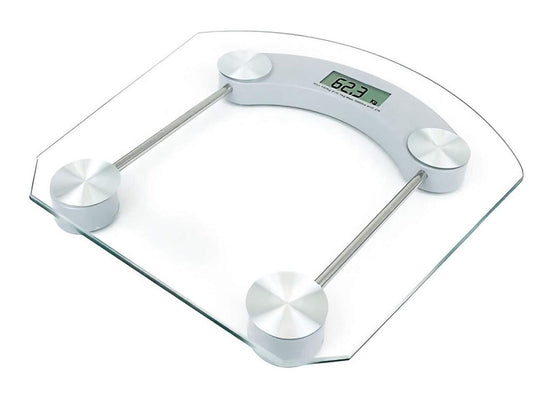 Báscula digital cuadrada de baño LCD