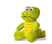 Peluche cocodrilo suave sentado