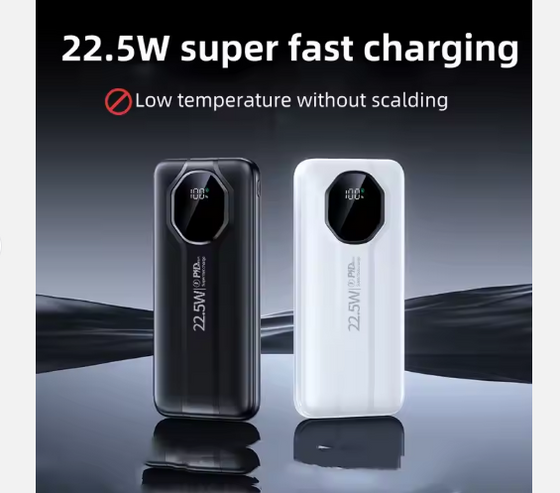 Power Bank 10000mAh con cables integrados