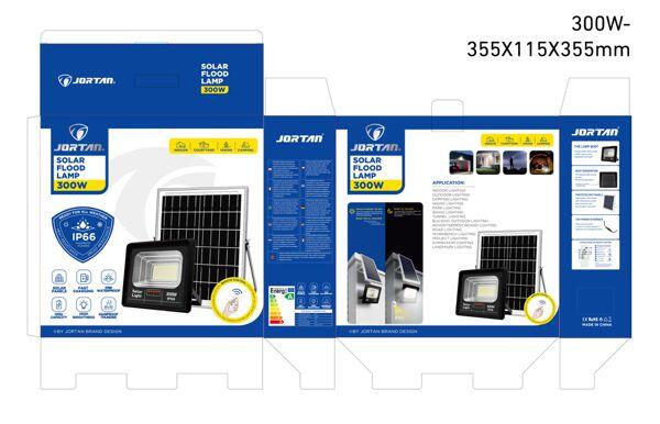 Foco LED solar 300W exterior IP66