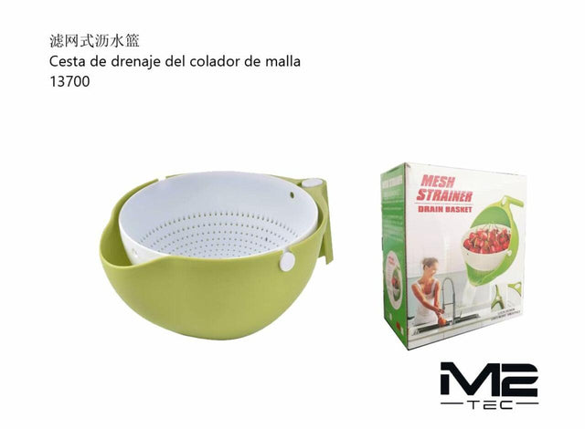 Colador de malla para fruta y verdura