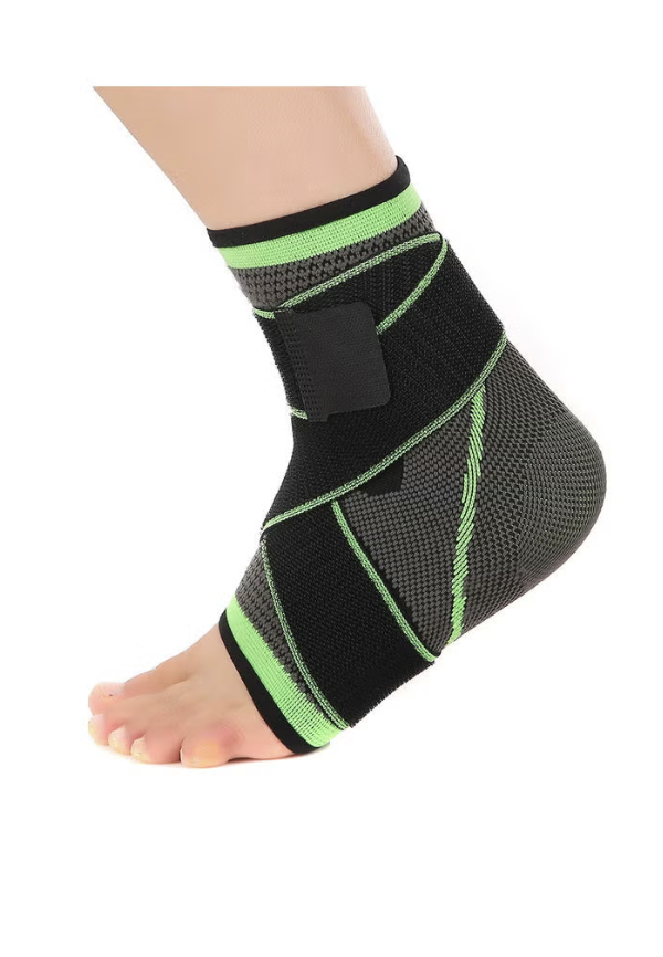 Soporte de tobillo ajustable transpirable