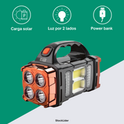 Lámpara solar portátil LED COB