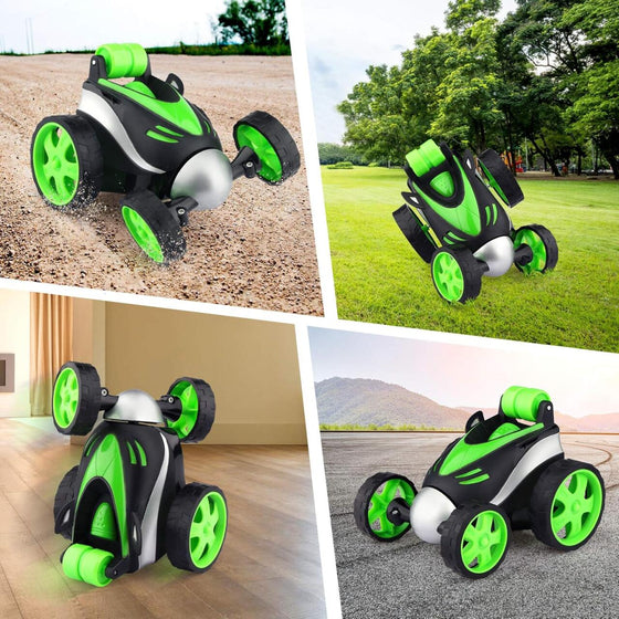 Coche teledirigido acrobático para niños